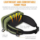 Waterproof Fishing Fanny Pack for Men 3.3L Fly Fishing Bag Chest Pack with Airtight Zipper Arme Green