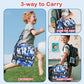 Kids Double Decker Cooler Insulated Lunch Bag Large Tote for Boys
