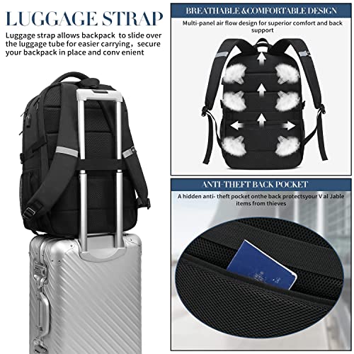 Extra Large Travel Laptop Backpack for Men 55L