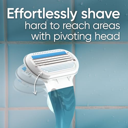 Smooth Women's Razor Handle + 6 Refills with Soft