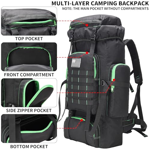Hiking Backpack for Men 70L