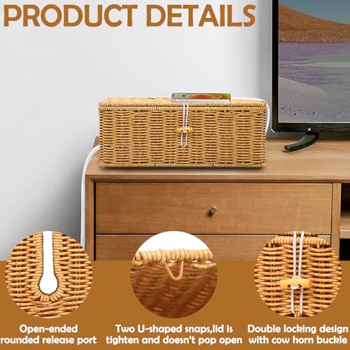 2PCS Cable Management Box