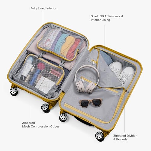 Pagosa Hardshell Expandable Luggage with Spinner Wheels (2 Piece)
