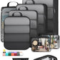 9 11 Set Compression Packing Cubes for Travel Essentials (9 Count)