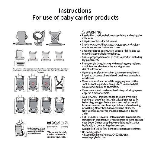 Baby Carrier for Newborn to Toddler