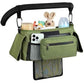 Universal Stroller Organizer with Insulated Cup Holder