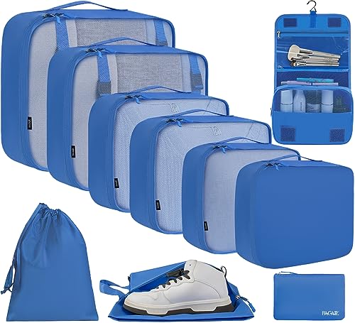 10 Set Packing Cubes Various Sizes Packing Organizer for Travel Accessories Luggage Carry On Suitcase