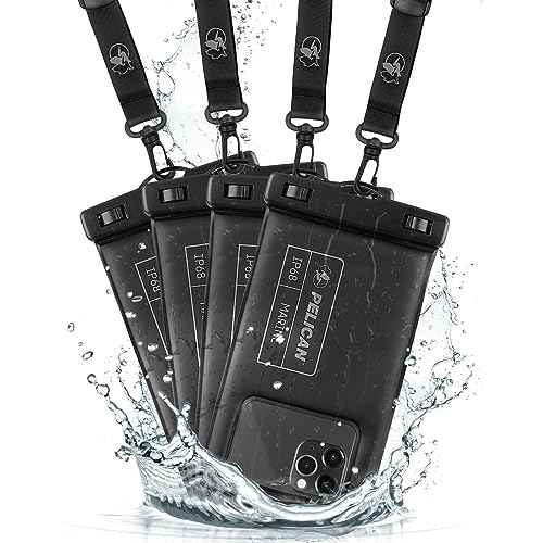 4 Pack Marine Waterproof Phone Pouch (4 Count)