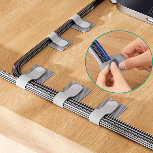 Cord Organizer Cable Management Under Desk for Home Office (45 Count)
