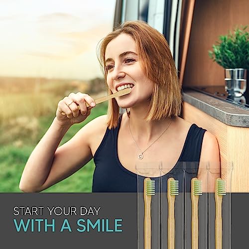 144 Pack Disposable Bamboo Toothbrushes with Toothpaste (144 Count)