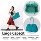 Neoprene Multipurpose Beach Bag Tote with Inner Zipper Pocket