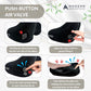 Inflatable Travel Pillow for Airplanes with Comfort Hood