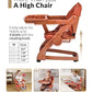 Feed Me 3-in-1 Travel High Chair Booster Seat - Pumpkin Orange