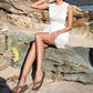 Flip Flops for Women Arch Support Summer Pool Sandals Camel Size 8.5