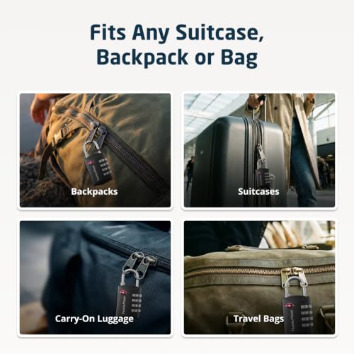 Luggage Locks TSA Approved (5 Count)