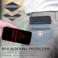 Mens Bifold Wallet with 2 ID Windows Carbon Fiber Leather