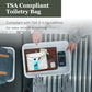 Clear Quart Travel Toiletry & Cosmetic Bag