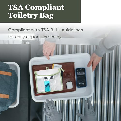 Clear Quart Travel Toiletry & Cosmetic Bag