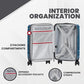 Matrix 20 Inch Carry On Expandable Hardside Upright Suitcase with 360° Spinner Wheels
