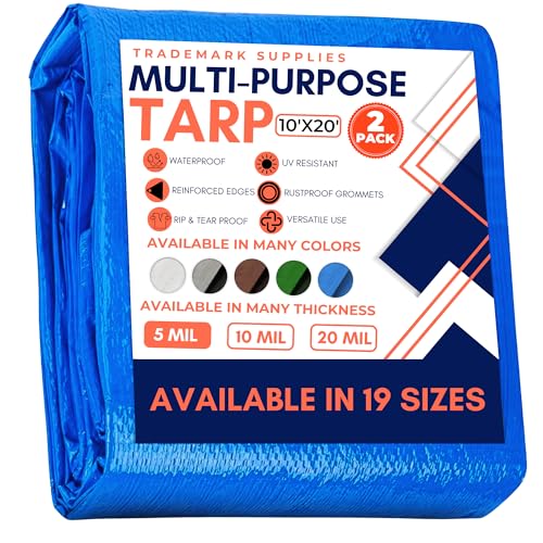 Large Waterproof Tarp (400 Sq Ft)