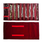 Travel Jewelry Roll Bag Portable Organizer Pouch With Grids&PVC Cover Storage Bags for Necklace