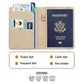 Premium Leather Passport Holder Covers Case