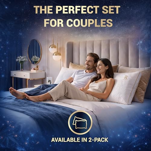 2 Pack King Memory Foam Pillow (2 Count)