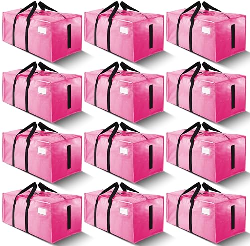 Supports 200lbs Heavy Duty Moving Bags (12 Count)
