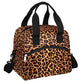 Leopard Cheetah Skin Insulated Lunch Bag for Women Men Adult Lunch Tote Bag with Shoulder Strap Reusable Lunch Box Large Containers Thermal Cooler Bag for Work School Picnic Lightweight Handbag (A03:Leopard Cheetah Skin)