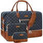 Weekender Bag for Women 21.5" Travel Duffel Large Carry On Bag 3PCS