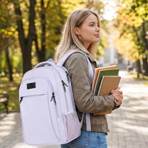 Purple Cute Laptop Backpack for Girls