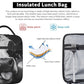 Cow Insulated Lunch Box for Women Men Cow Lunch Bag for Travel