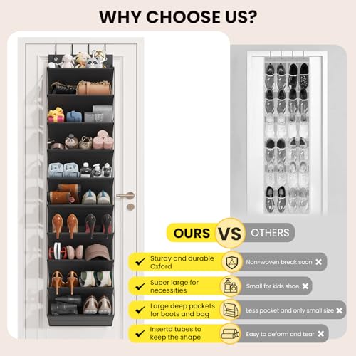 20 25 Pairs Over the Door Shoe Organizer