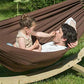 Cotton Camping Hammock Portable with Tree Straps Holds 660lbs