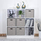 3X Thicker Fabric Storage Cubes 13 inch Collapsible Storage Bins for Organization