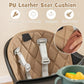 6-in-1 High Chair, Convertible Highchair for Babies and Toddlers/Kids Chair Table Set/Infant Feeding Chair w/Safety Harness, PU Leather Cushion & Removable Food Tray (Coffee)