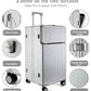 Super Large Aluminum Frame Zipperless Checked Luggage Front Pocket