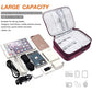 Electronic Bag Travel Cable Accessories Bag Waterproof Double Layer Electronics Organizer Portable Storage Case for Cable