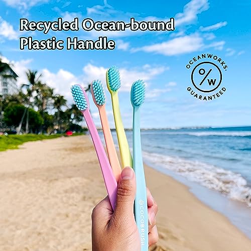 Cocobrush Ultra Soft Toothbrush by Cocolab (4 Count)