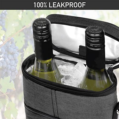 2 Bottle Wine Carrier Tote