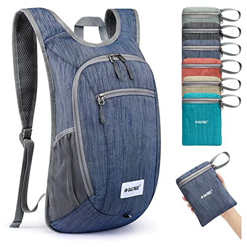 10 15L Small Rucksack Foldable Backpack Lightweight Packable Daypack Travel Outdoor Hiking Shoulder Bag