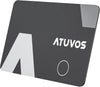 ATUVOS Wallet Tracker Finder Card, Ultra-Thin 1.6mm & 3-Year Battery, Smart Bluetooth Tracker Works with Apple Find My (iOS Only), Item Locator for Luggage Tags, Passports, IP67 Waterproof, 1 Pack