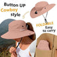 Women's Ponytail Safari Sun Hat