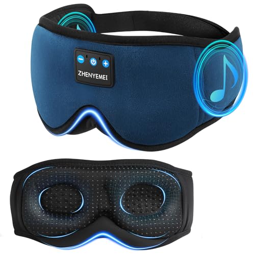 3D Sleep Mask with Bluetooth Headphones