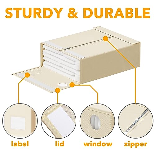 8 Pack Bed Sheet Organizers and Storage