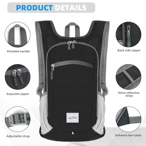 Hiking Backpack 10L Lightweight Foldable