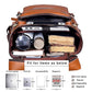 Leather Tan Backpack For Men Genuine Laptop Rucksack For Men Women Genuine Leather Vintage Large Capacity Business Retro Travel Camping Daypack