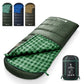 Cotton Flannel XXL Cold Weather Sleeping Bags for Adults Big and Tall
