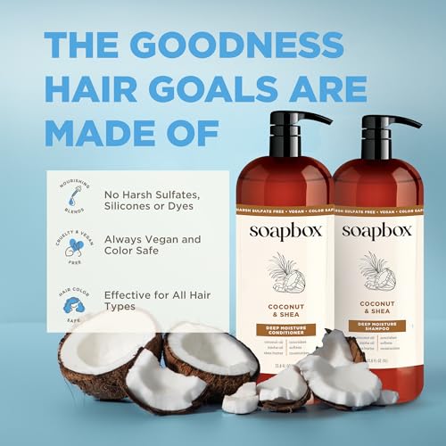 Coconut & Shea Shampoo for Dry Hair (33.8 Fl Oz)
