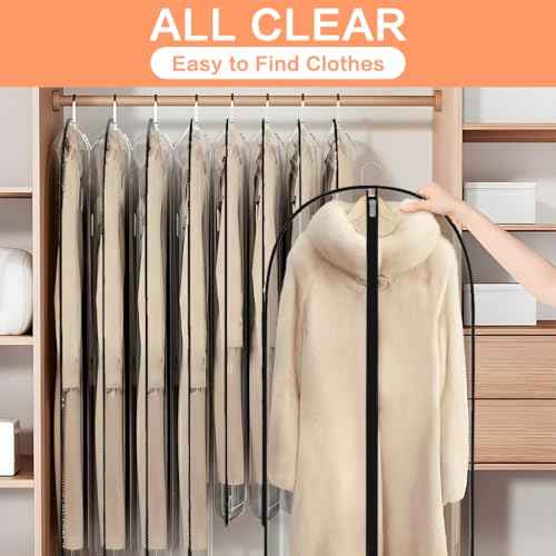Garment Bags for Hanging Clothes (12 Count)